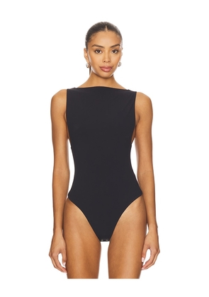 EAVES Rian Bodysuit in Black. Size M. Also in L, S, XL, XS, XXS.