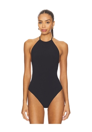 EAVES Rey Bodysuit in Black. Size L. Also in M, XL, XS.