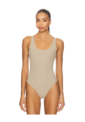 EAVES Nera Bodysuit in Brown. Size L. Also in M, S, XL, XS, XXS.