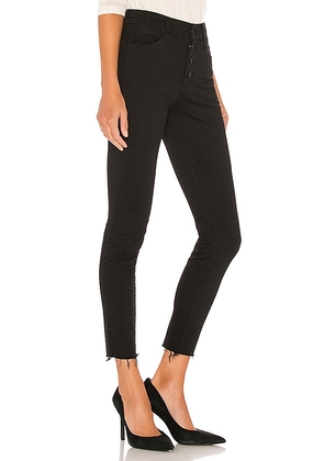 MOTHER The Pixie Ankle Fray Jeans in Black. Size 27. Also in 23, 24, 25, 26, 28, 29, 30, 31, 32, 33, 34.