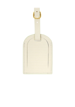 Heaven Mayhem Luggage Tag in Ivory.