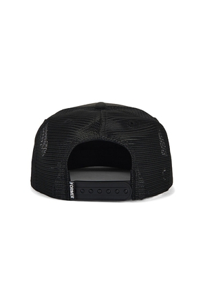 FORMER War Poodle Trucker Cap in Black.