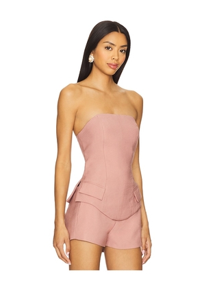 NONchalant Label Georgia Top in Rose. Size M. Also in S.