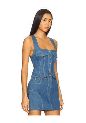 Lovers and Friends Mira Top in Blue. Size L. Also in S, XS, XXS.