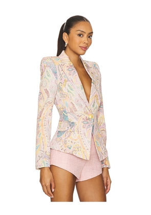 L'AGENCE Kaisley Blazer in Beige,Blush. Size 00. Also in 0, 4, 6.