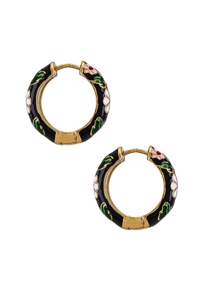 petit moments Deco Hoops in Black.