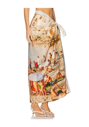 ROAME. Faye Sarong in Beige.