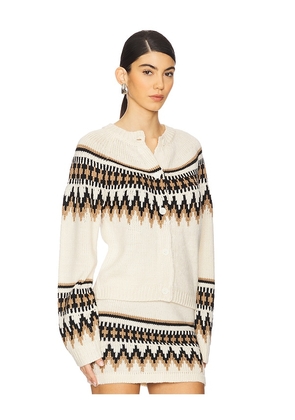 SEROYA Amaya Cardigan in Cream. Size M. Also in L.