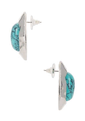 petit moments Giovana Stud Earrings in Teal.