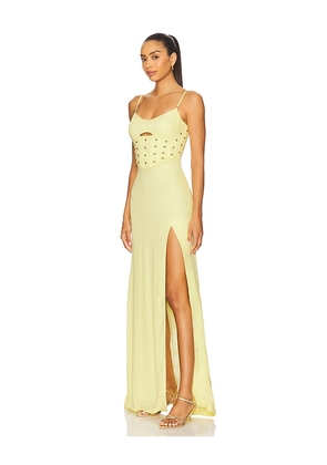 Papa Don't Preach x REVOLVE Now I'm Your Daisy Gown in Lemon. Size M. Also in L, S, XS.
