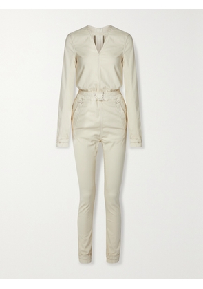 Rick Owens - Cotton-blend Twill Jumpsuit - Ecru - x small,small,medium,large,x large