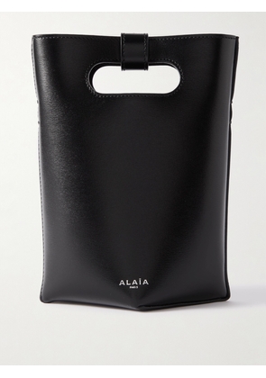 Alaïa - Folded Small Leather Tote - Black - One size