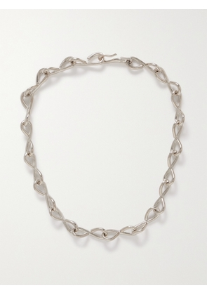 Loren Stewart - Figure Eight Sterling Silver Necklace - One size