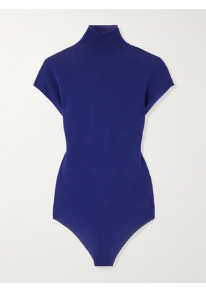 Alaïa - Turtleneck Wool-blend Jersey Bodysuit - Purple - FR 34,FR 36,FR 38,FR 40,FR 42,FR 44
