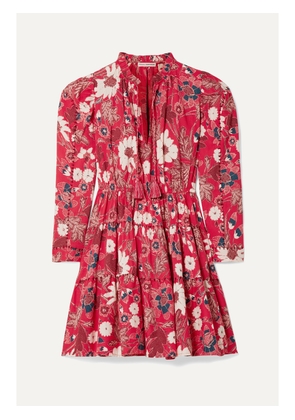 Ulla Johnson - Liv Tiered Floral-print Cotton-blend Voile Mini Dress - US8