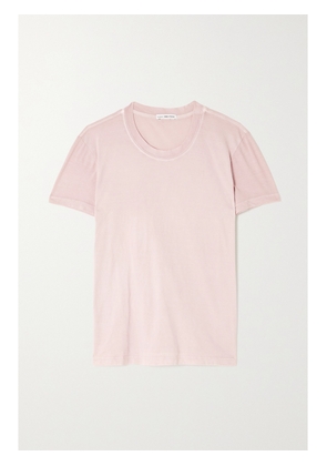 James Perse - Vintage Boy Cotton-jersey T-shirt - Pink - 01,2,3,4
