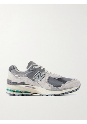 New Balance - 2002r Suede And Mesh Sneakers - Gray - US4,US4.5,US5,US5.5,US6,US6.5,US7,US7.5,US8,US8.5,US9,US9.5,US10,US10.5,US11