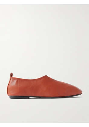 Dries Van Noten - Leather Flats - Red - IT35,IT36,IT37,IT37.5,IT38,IT38.5,IT39,IT40,IT41