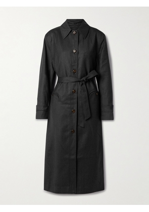 BLAZÉ Milano - Astoria Basoto Wool Trench Coat - Gray - 00,1,2,3