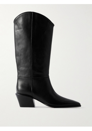 Paris Texas - Bettina Leather Cowboy Boots - Black - IT35,IT35.5,IT36,IT36.5,IT37,IT37.5,IT38,IT38.5,IT39,IT39.5,IT40,IT40.5,IT41,IT41.5,IT42