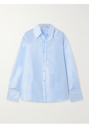 CARVEN - Oversized Organza Shirt - Blue - FR 34,FR 36,FR 38,FR 40,FR 42