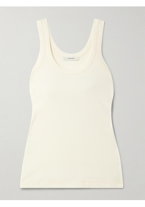 LEMAIRE - Ribbed Cotton Tank Top - Off-white - xx small,x small,small,medium,large,x large