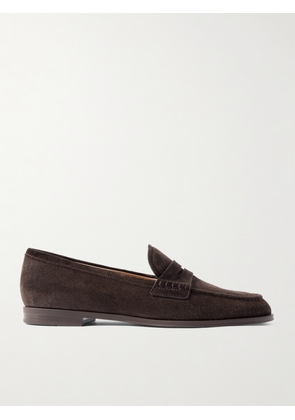 Gianvito Rossi - Georgie Suede Loafers - Brown - IT35,IT36,IT36.5,IT37,IT37.5,IT38,IT38.5,IT39,IT39.5,IT40,IT40.5,IT41,IT41.5,IT42