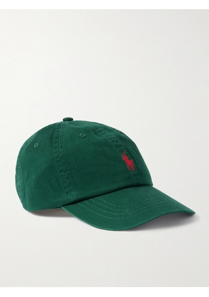 Polo Ralph Lauren - Embroidered Cotton-twill Baseball Cap - Green - One size