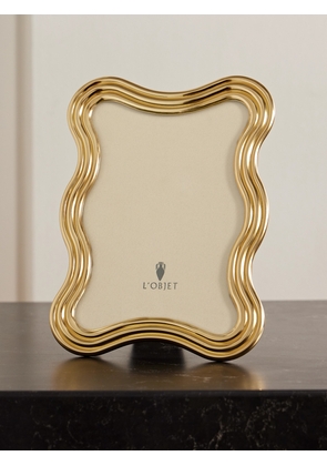 L'Objet - Ripple Gold-plated 5x7 Picture Frame - One size