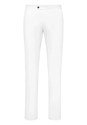 Philipp Plein straight-leg chinos - White