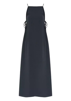 Emporio Armani strap-detail maxi dress - Blue