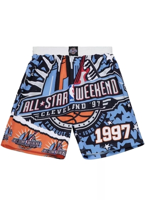 Mitchell & Ness 'NBA' All Star Jumbotron 2.0 sublimated shorts - Orange