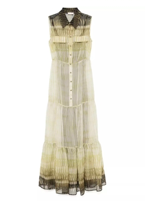 LIU JO crepe maxi dress - Green