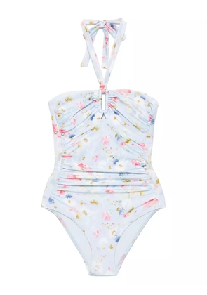 ZIMMERMANN Lucky Wide Link swimsuit - Blue