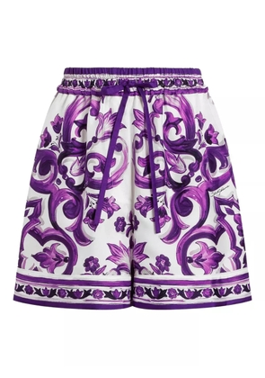 Dolce & Gabbana Majolica-print shorts - White