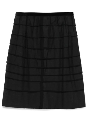 Lanvin Pre-Owned 2006s striped skirt - Black