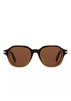 Zegna geometric sunglasses - Brown