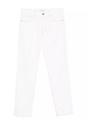 Givenchy contrast-stitching jeans - White