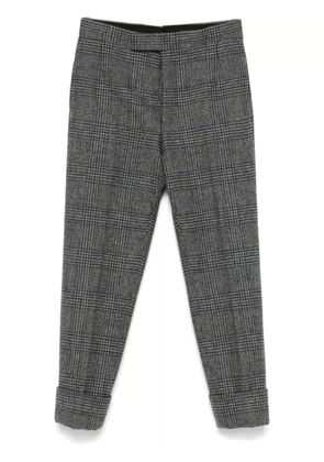 Thom Browne Prince of Wales-pattern tweed trousers - Grey
