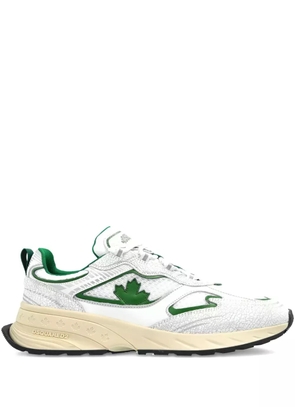 DSQUARED2 leaf-detail sneakers - White