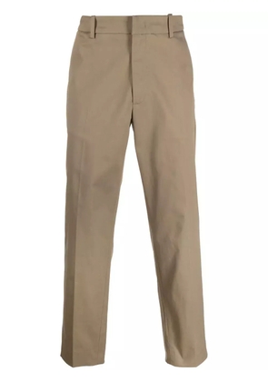 Moncler tapered-leg tailored chinos - Brown