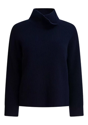 Kangra ribbed high-neck cashmere sweater - Blue