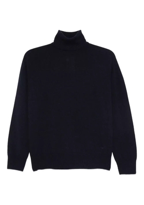 Emporio Armani roll-neck cashmere sweater - Blue