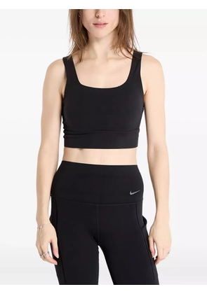Nike Zenvy padded longline sports bra - Black