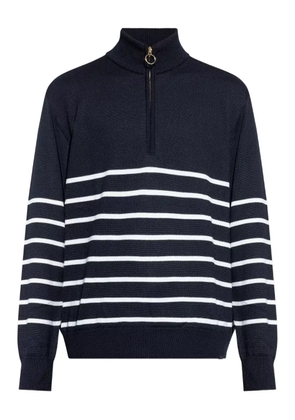 Paul & Shark half-zip striped wool sweater - Blue