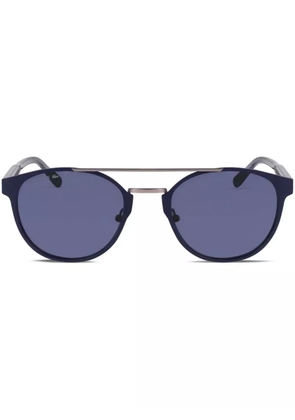 Lacoste round-frame sunglasses - Blue