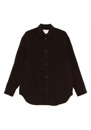 Studio Nicholson textured button-down shirt - Brown