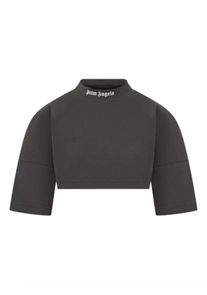 Palm Angels Curved mini T-shirt - Black