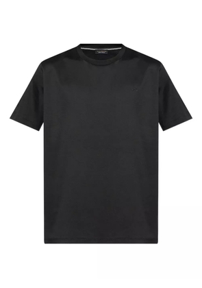 Paul & Shark logo-embroidered cotton T-shirt - Black
