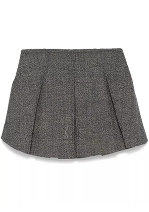Durazzi Milano pleated mini skirt - Black